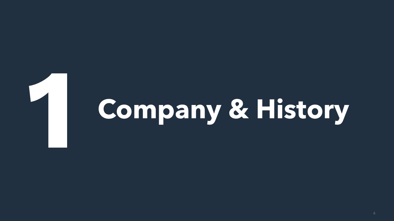 Business History & Overview Presentation