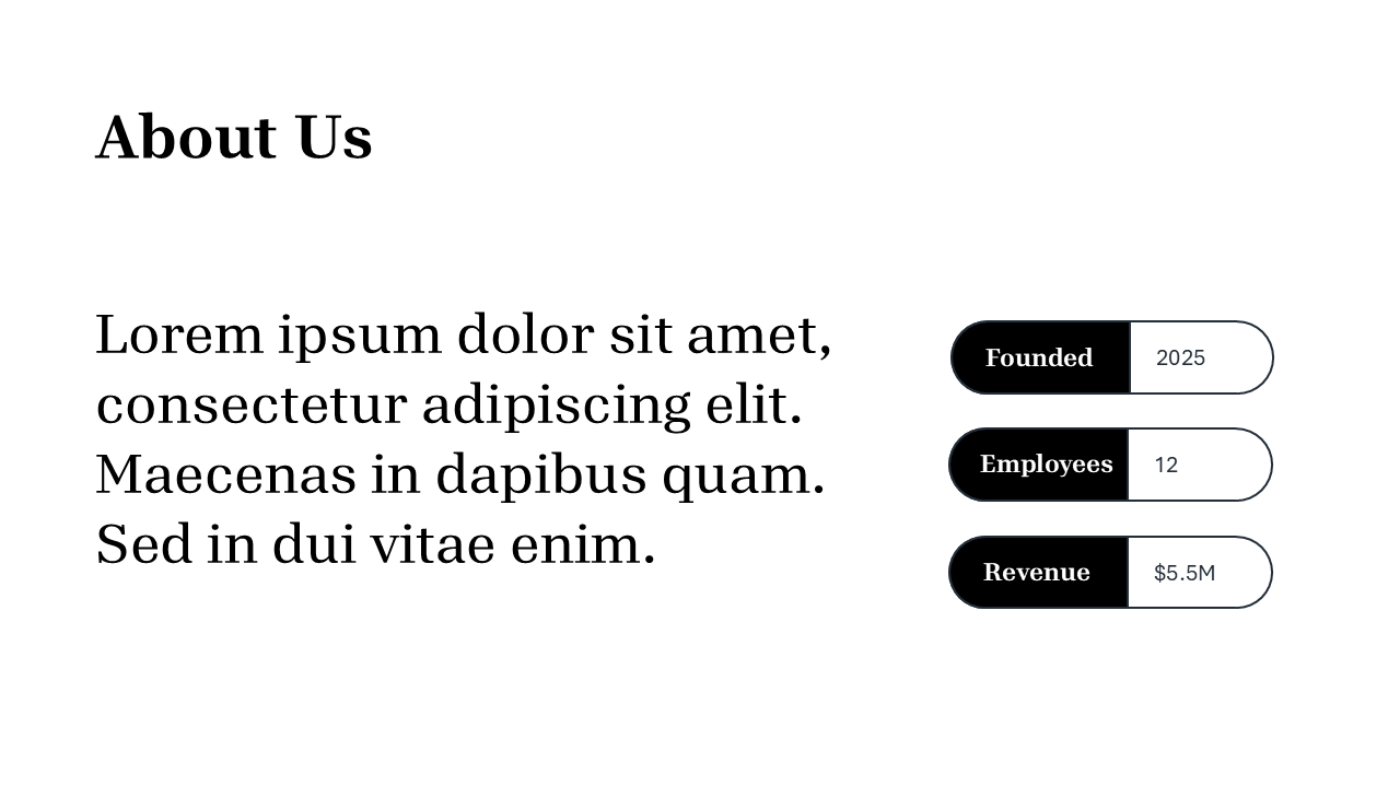 Simple Pitch Deck Template