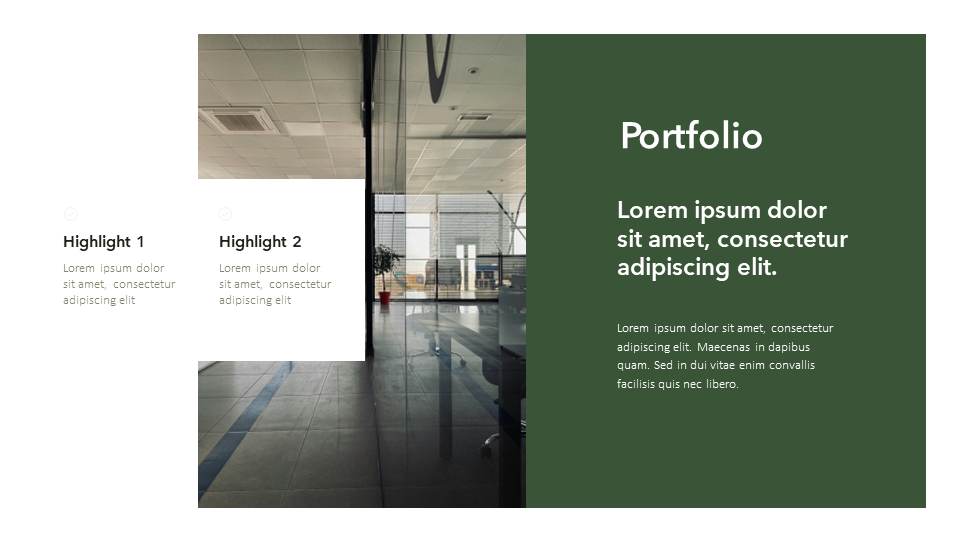Construction Presentation Template