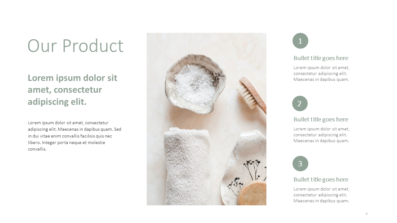Beauty Products PPT Template