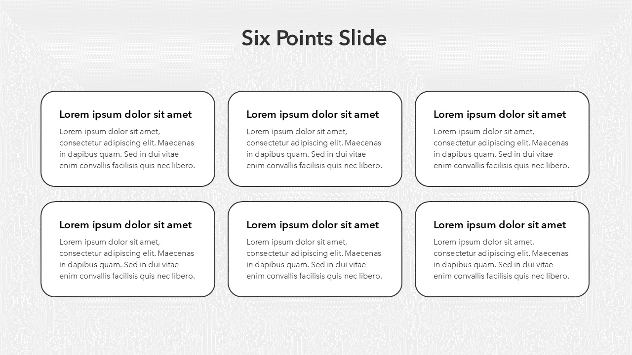 Bullet Points PPT
