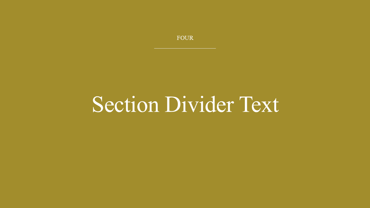 Title Slide for PowerPoint (with Matching Dividers & Closing)