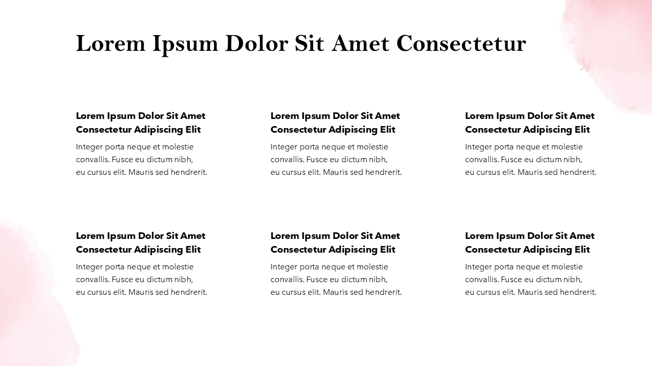 Watercolor PowerPoint Template