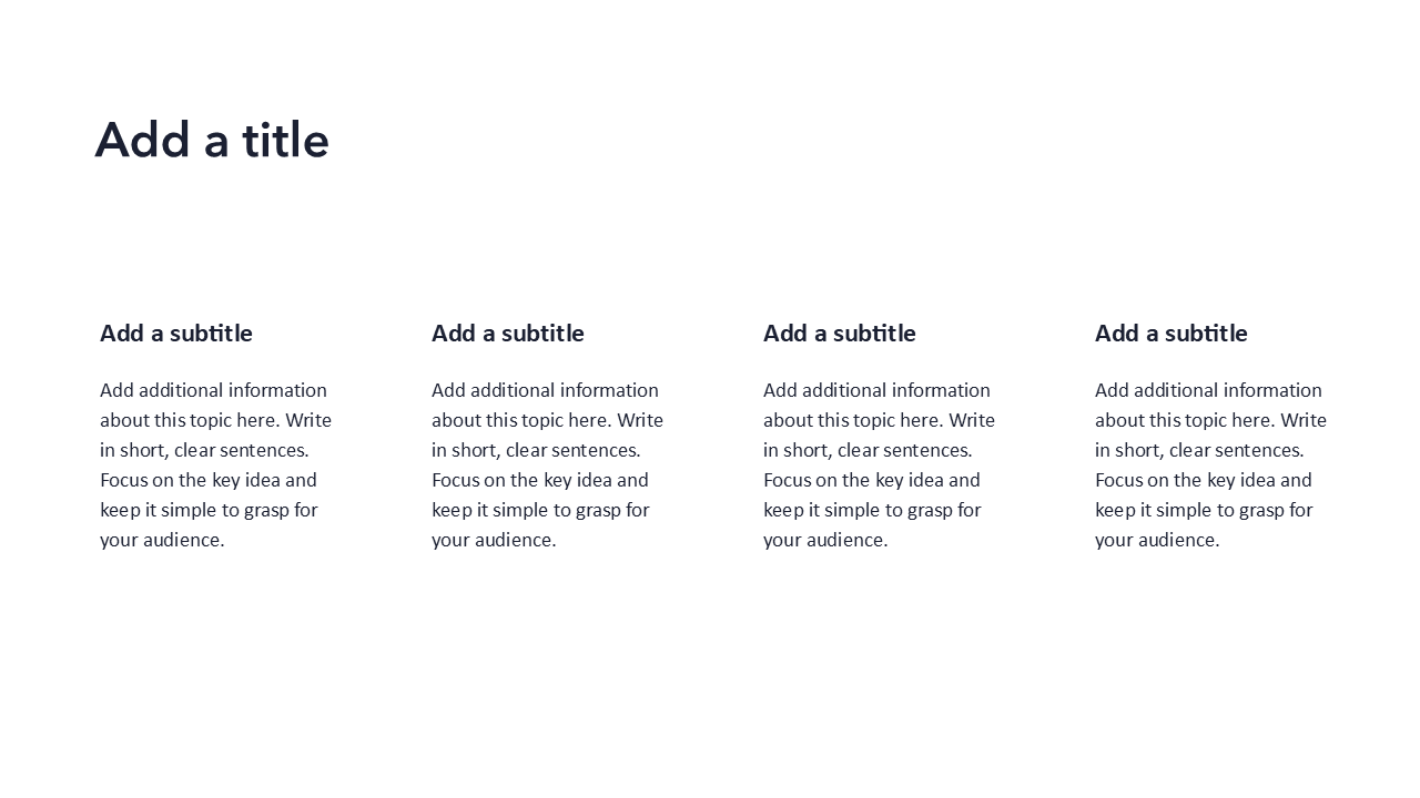 Minimalist PowerPoint Template