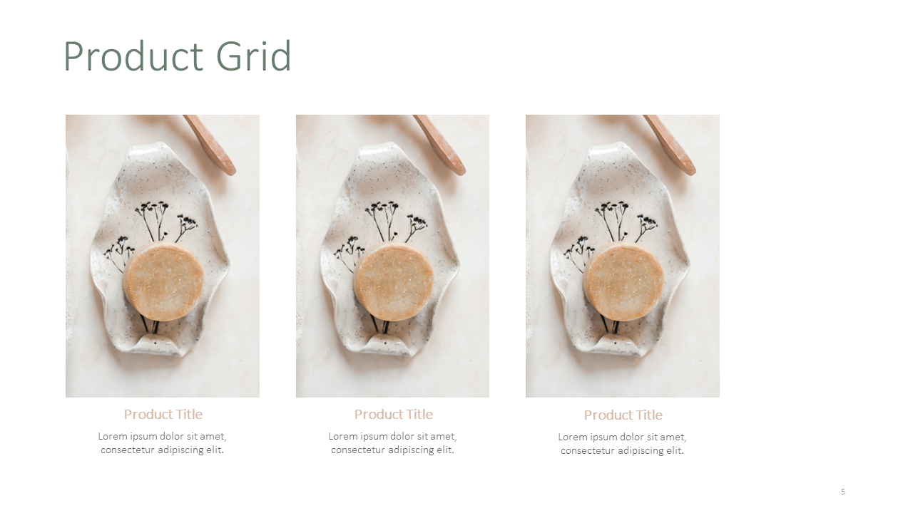 Beauty Products PPT Template