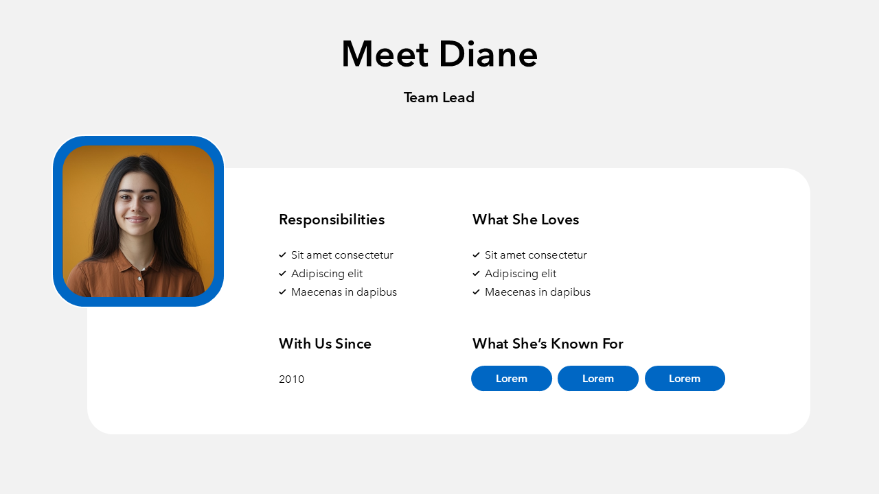 Team Introduction Slides