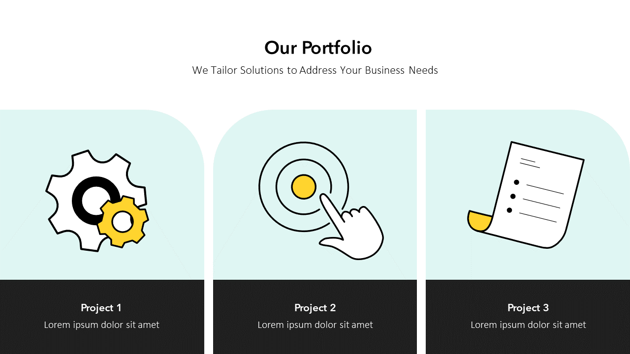 Consulting slide deck template