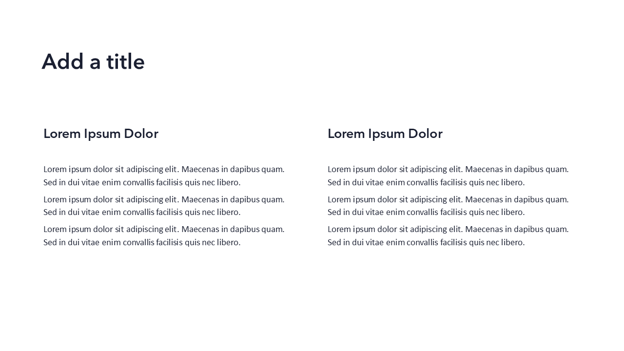 Minimalist PowerPoint Template