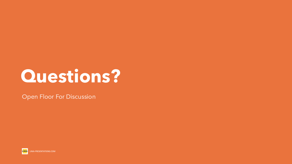 Minimal PPT Title & End Slides - in Red