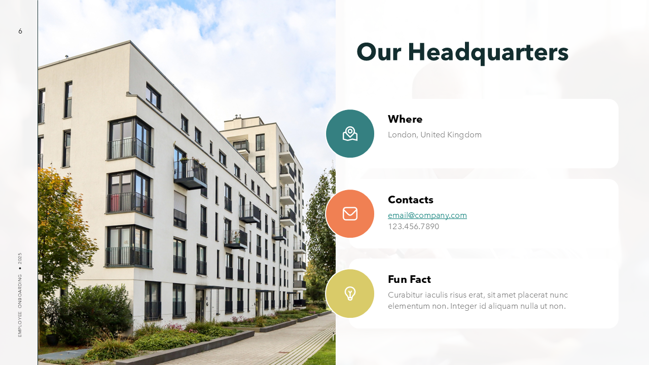 New Employee Onboarding Template