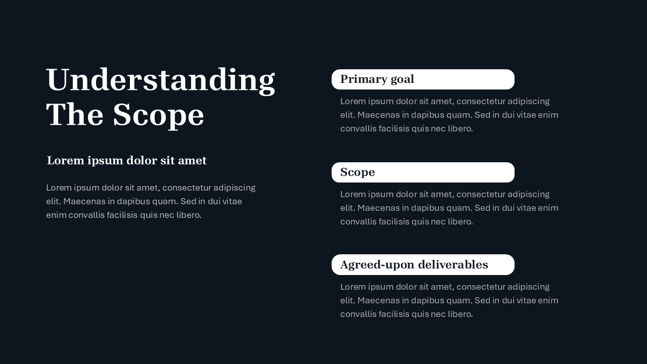 Black PPT Template