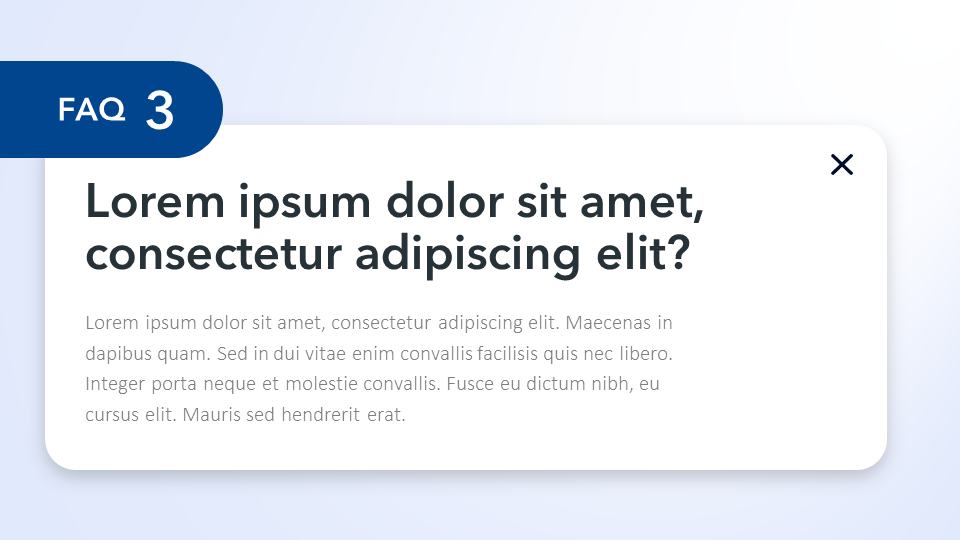 FAQs PowerPoint Template