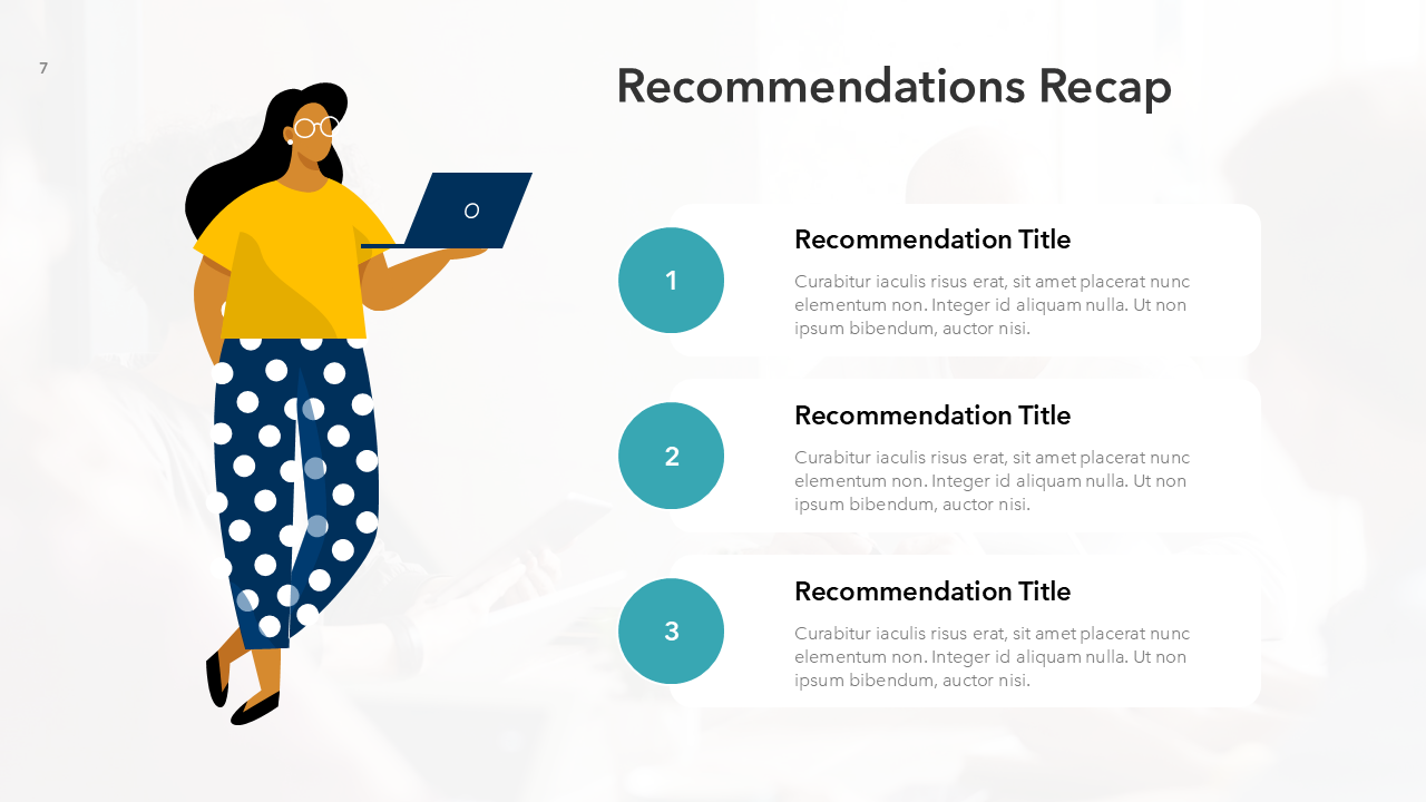 Recommendations Slide