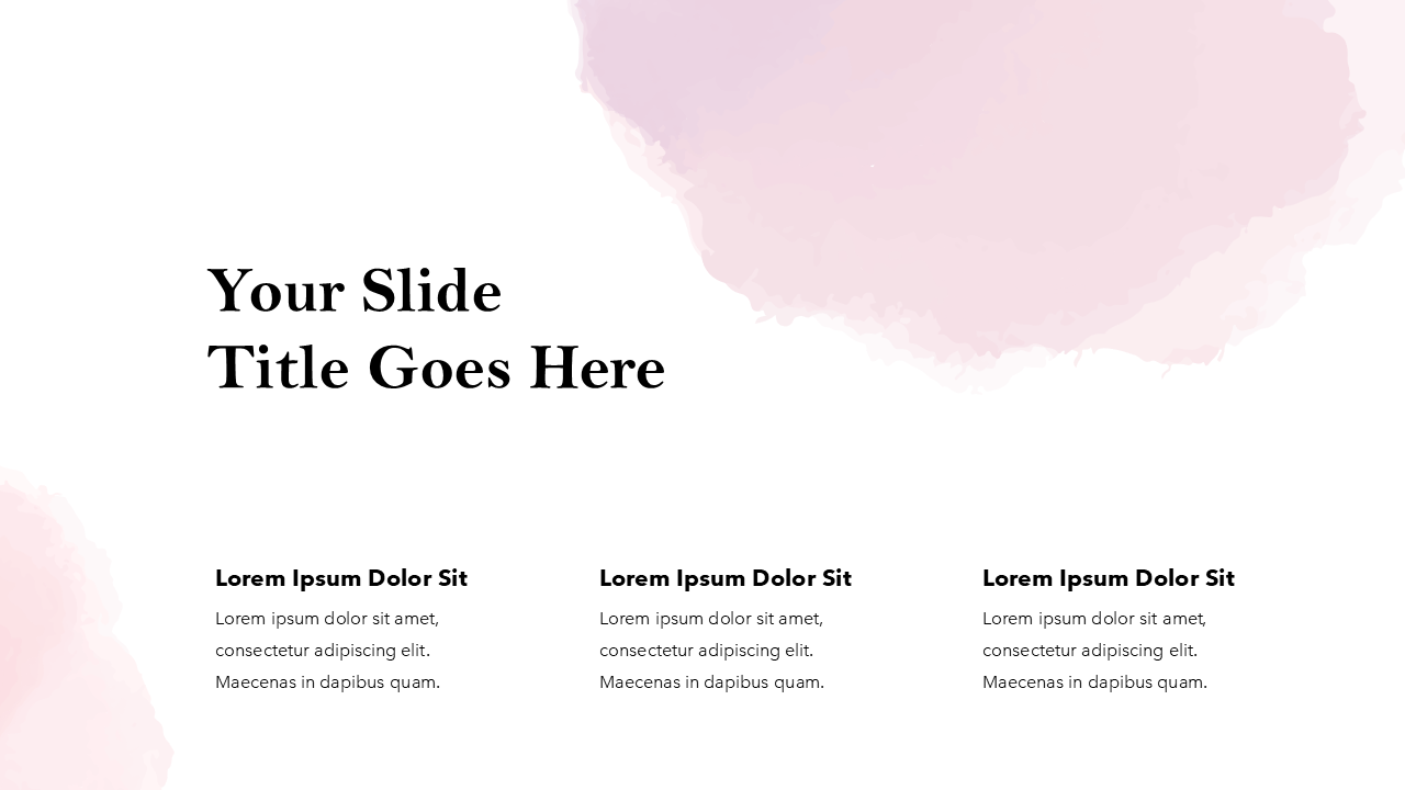 Watercolor PowerPoint Template