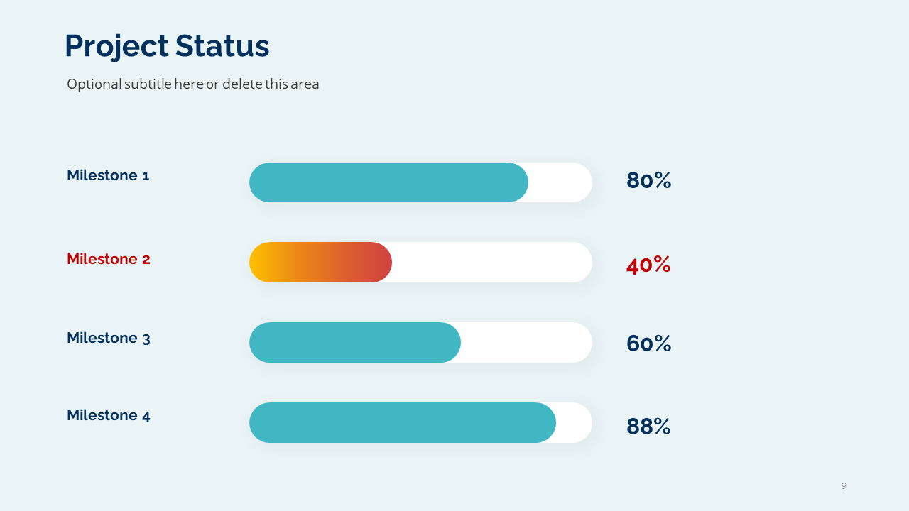 Project Status Report PPT