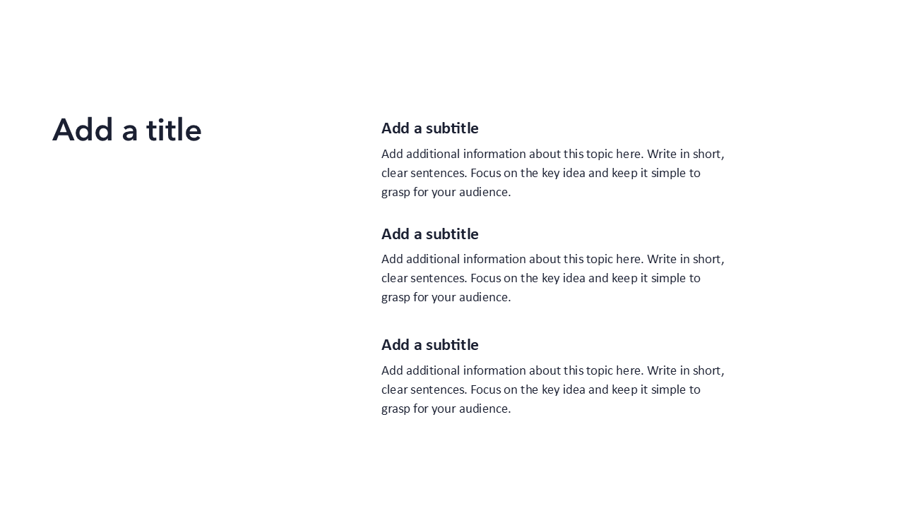 Minimalist PowerPoint Template