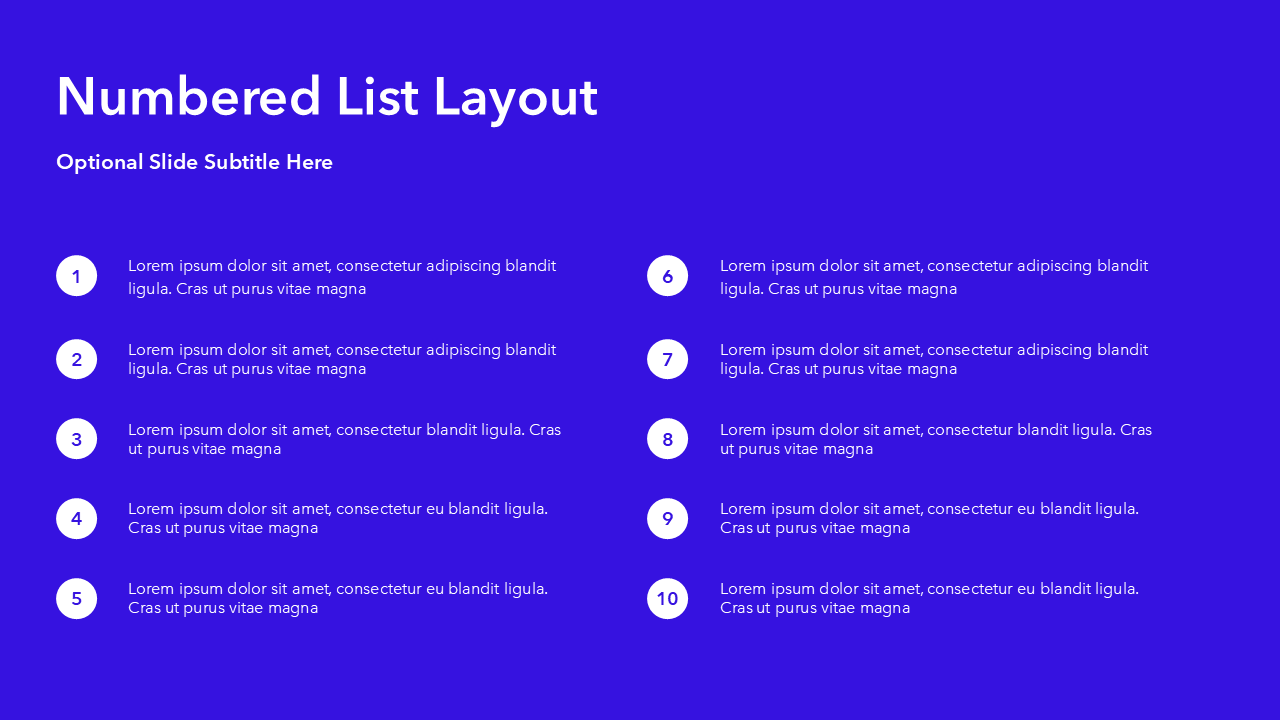 Simple Blue PowerPoint Template