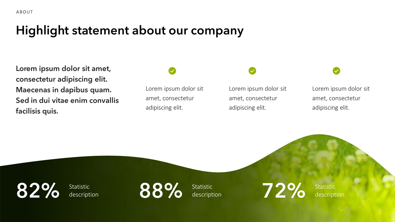 Sustainability Presentation Template