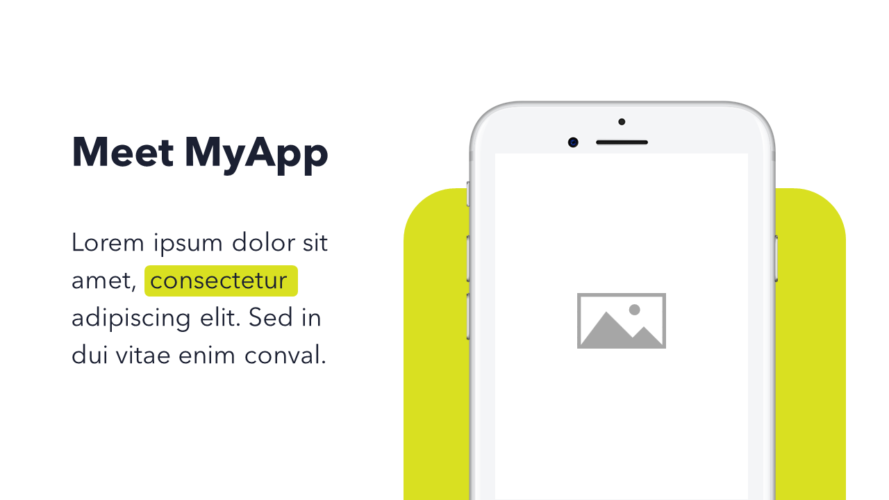 Meet Our App PPT Slide