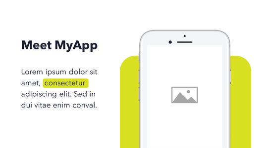 Meet Our App PPT Slide