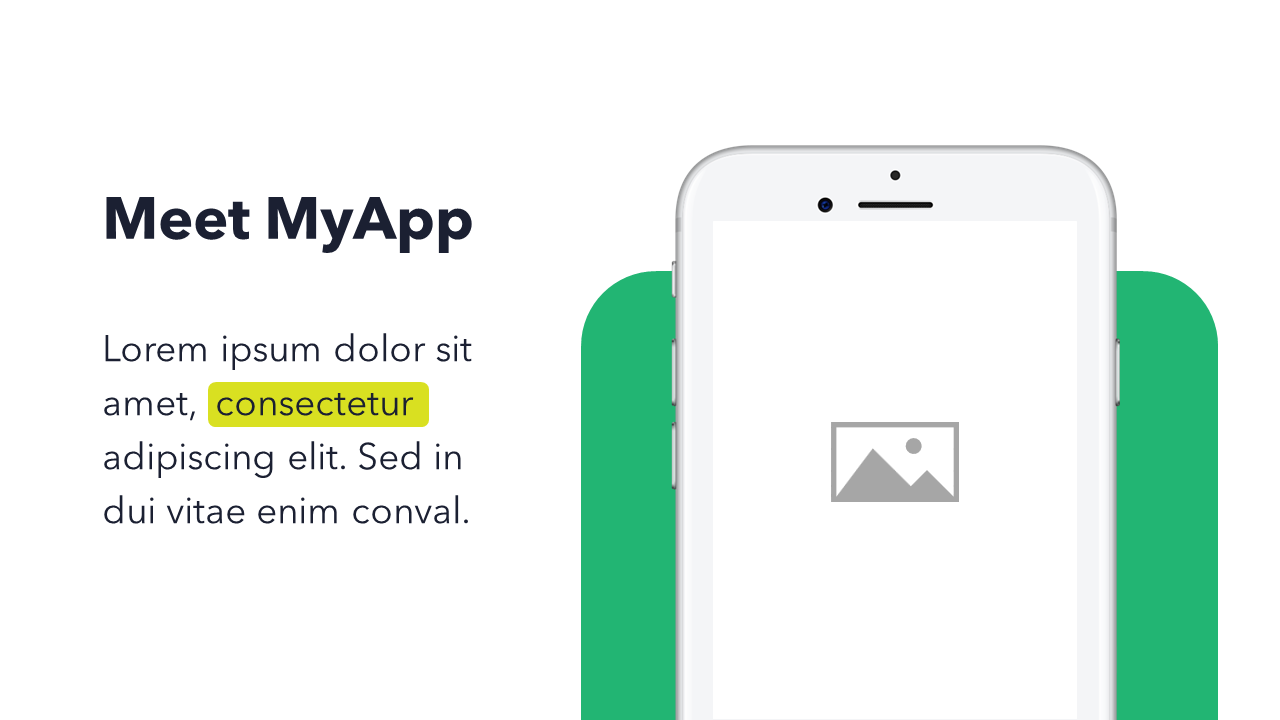 Meet Our App PPT Slide