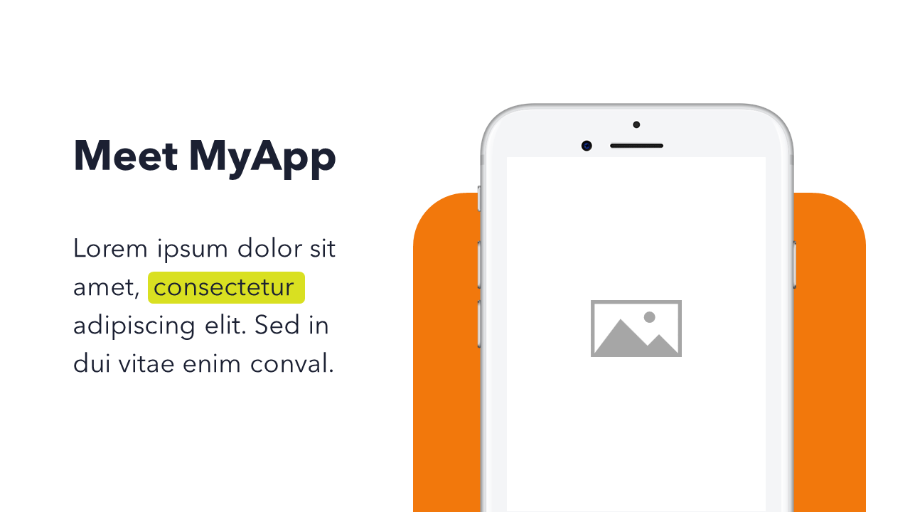 Meet Our App PPT Slide