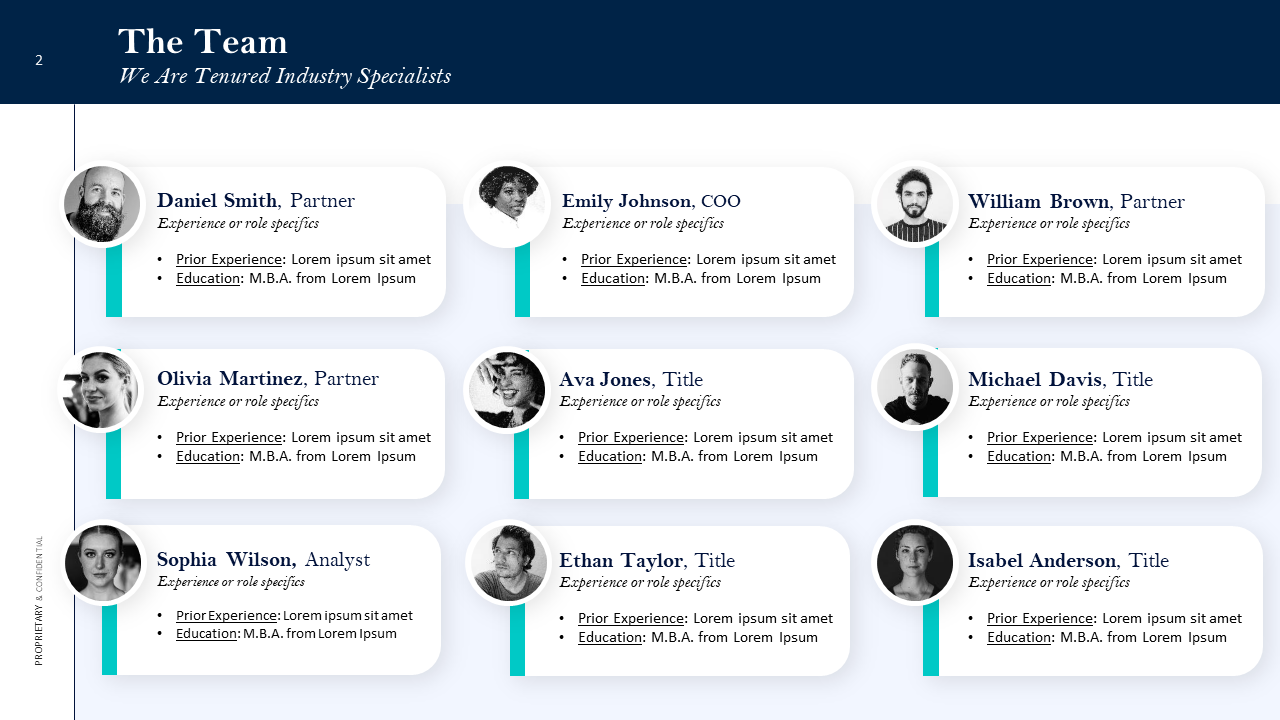 Meet Our Industry Specialists Slide