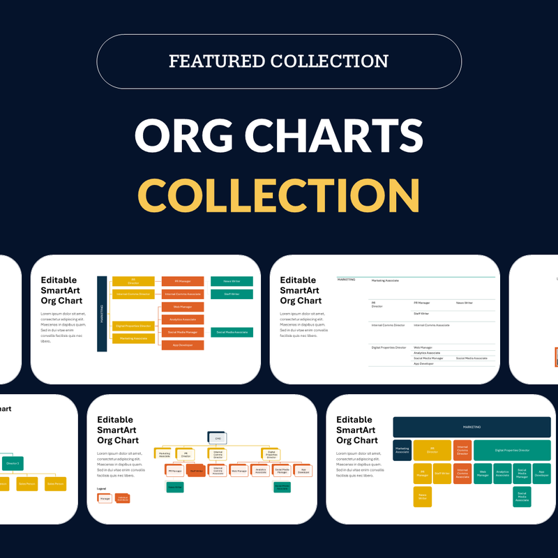Org Chart Collection | Linia Presentations