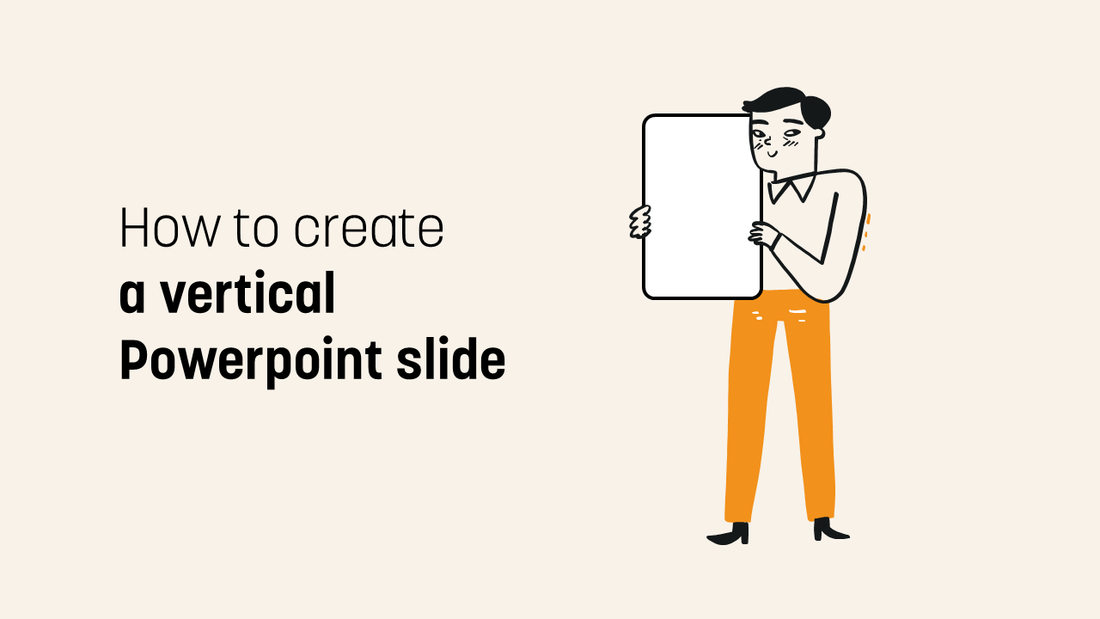 How to create a vertical powerpoint slide