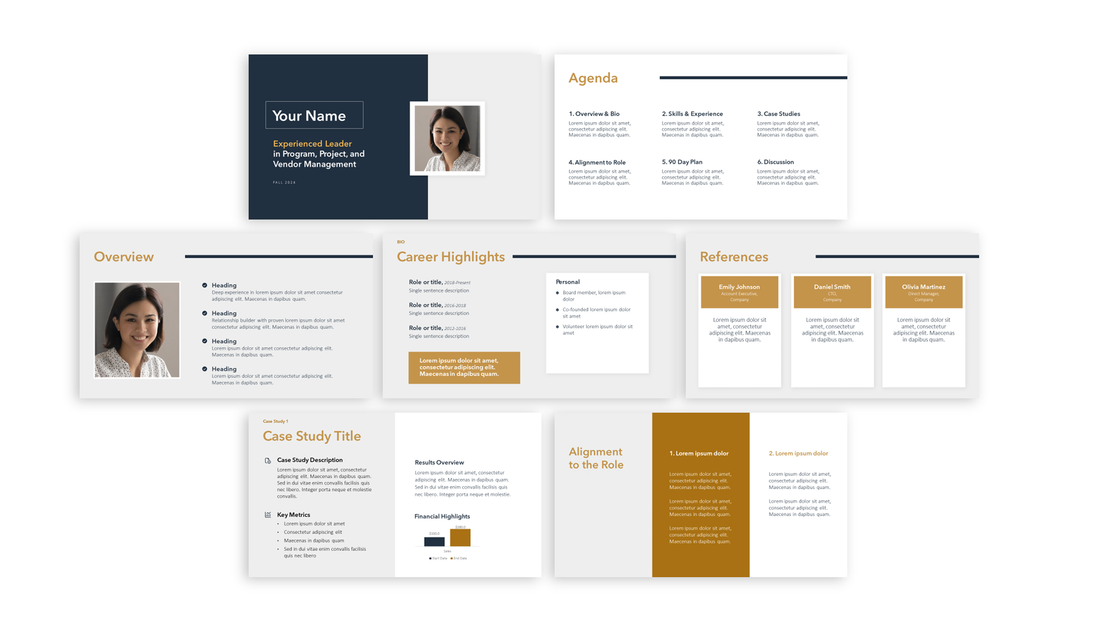Interview and Job Promotion Presentation Template for 2025