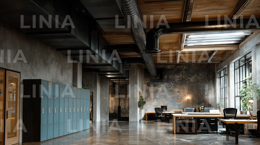 Industrial Office Virtual Background