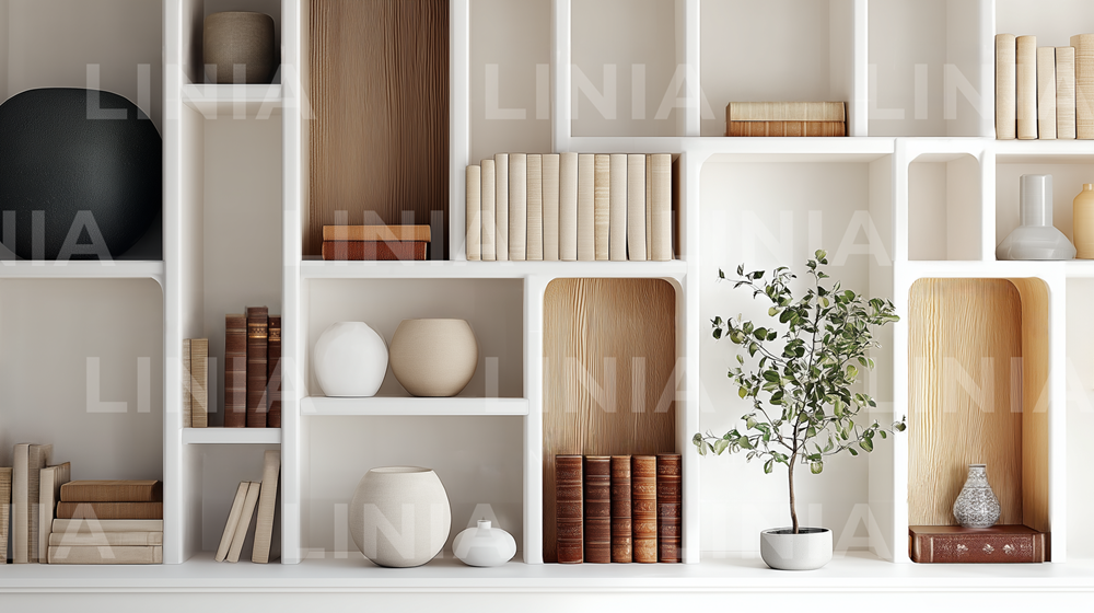 Bookcase Virtual Background
