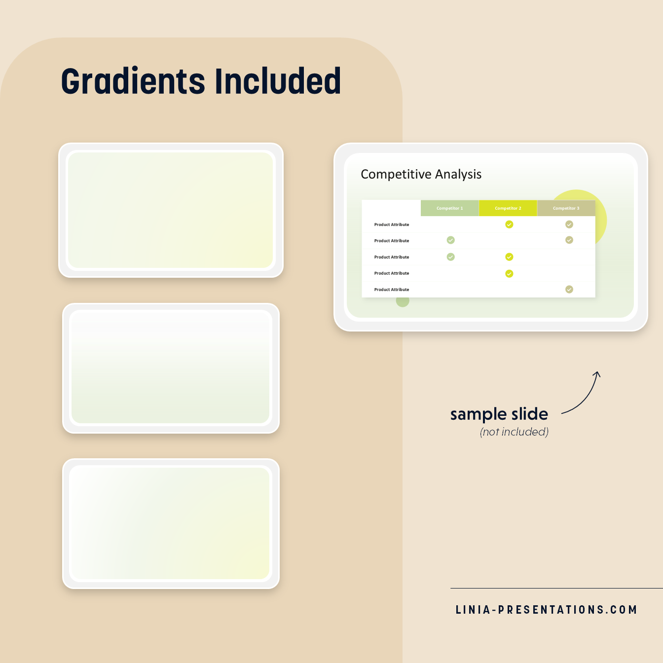 Light Green Slides Background