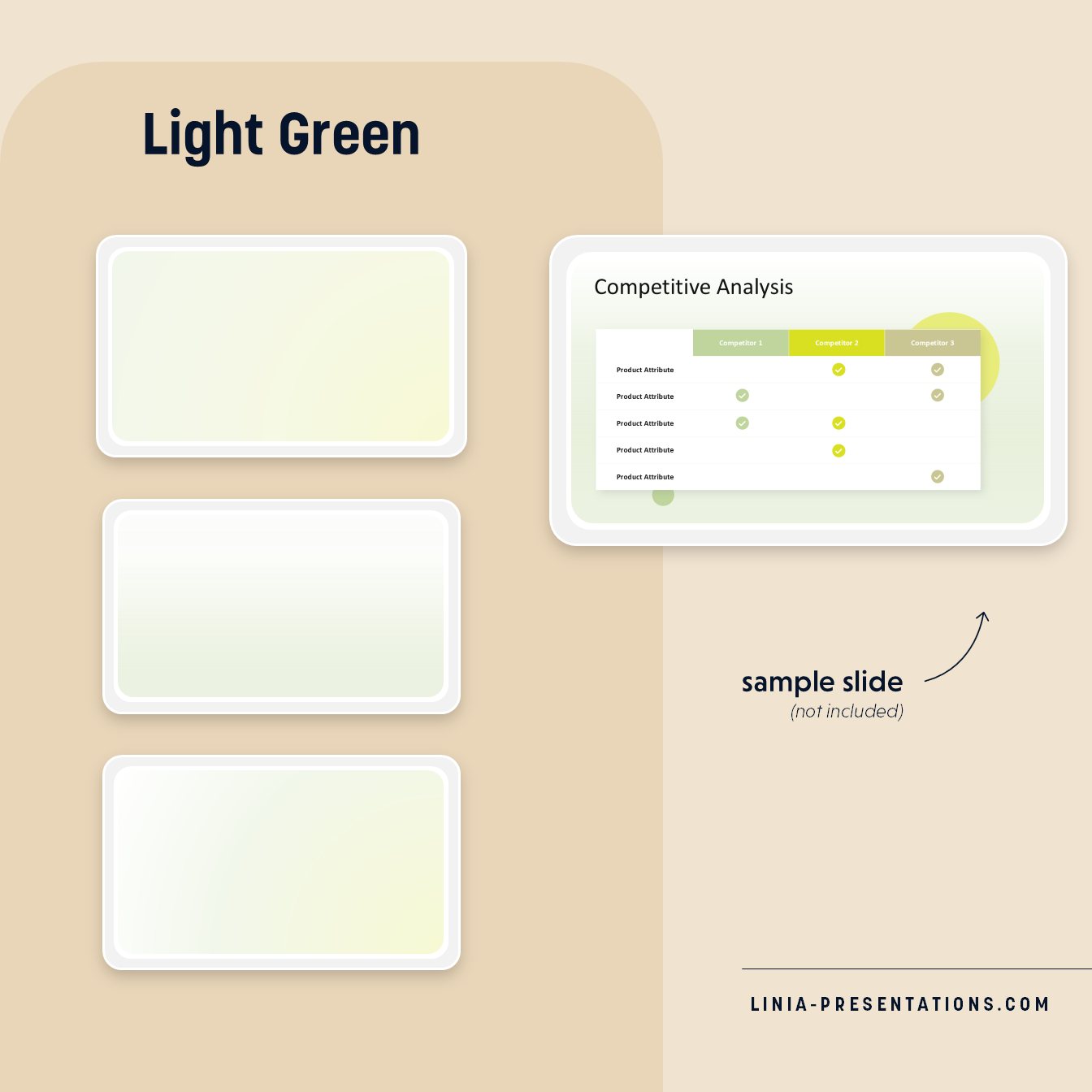 Light Green Slides Background