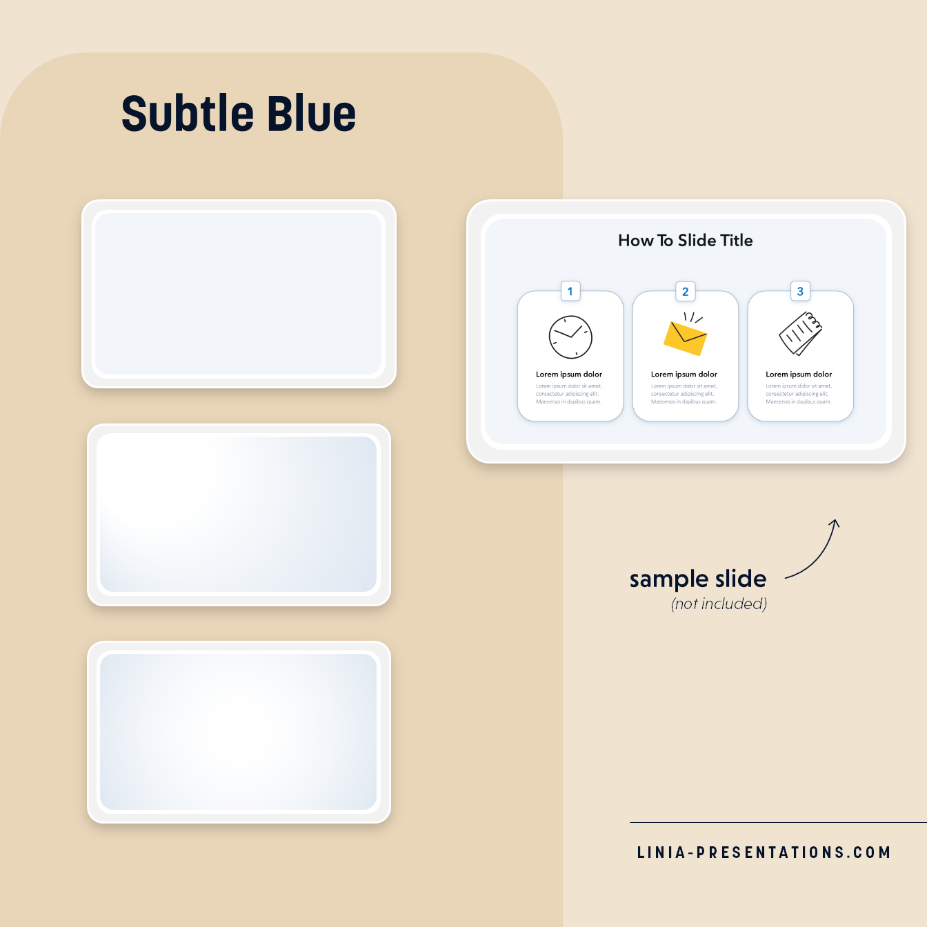 Light Blue Slides Background