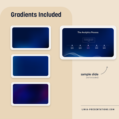 Dark Blue Slides Background