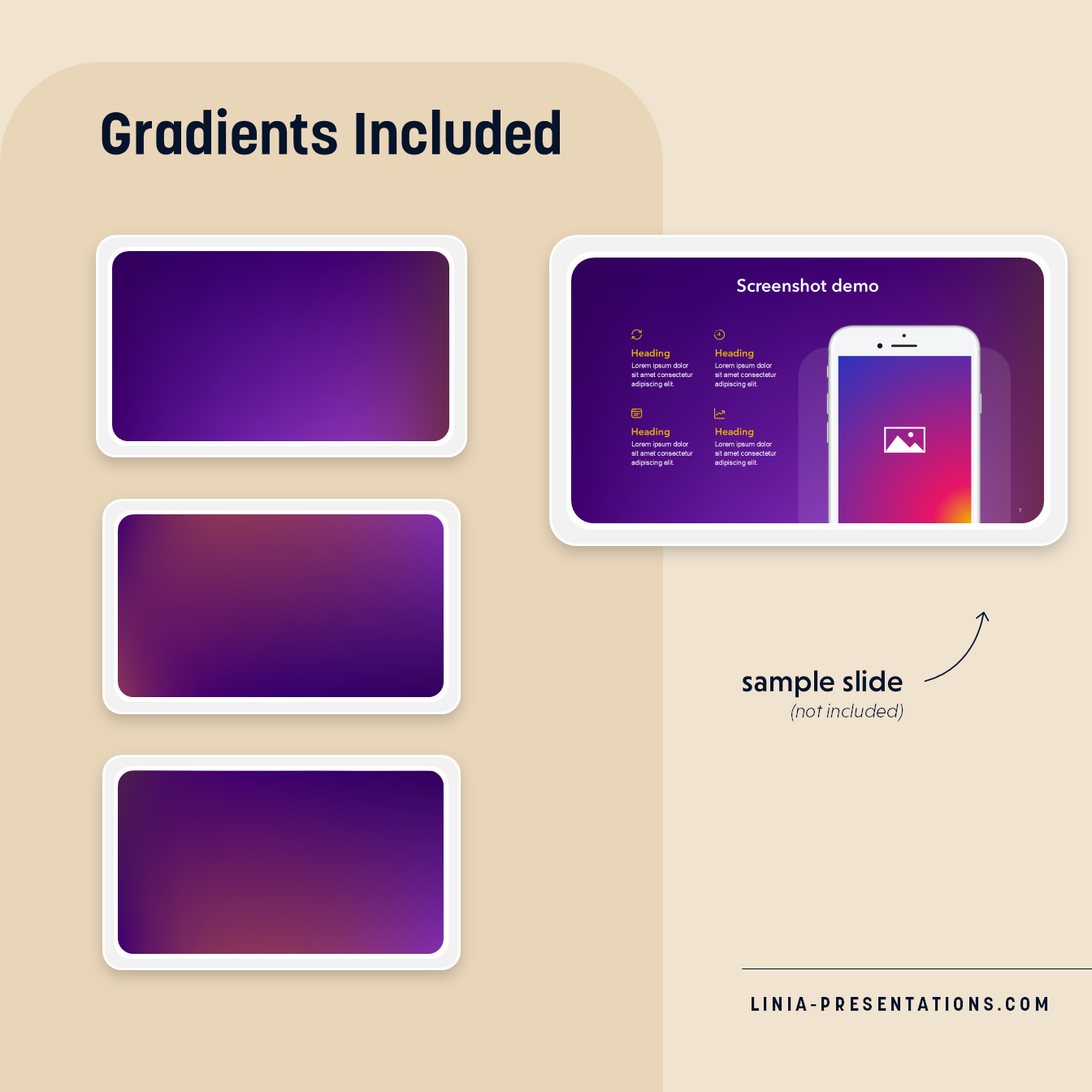 Purple Gradient Slide Background