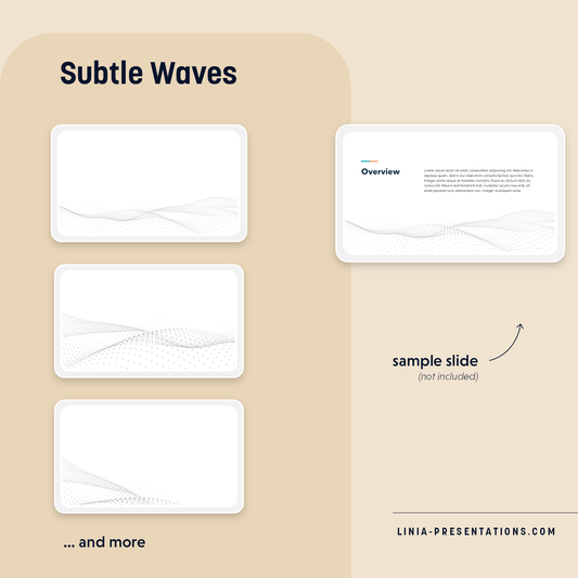 Subtle Waves Slides Background
