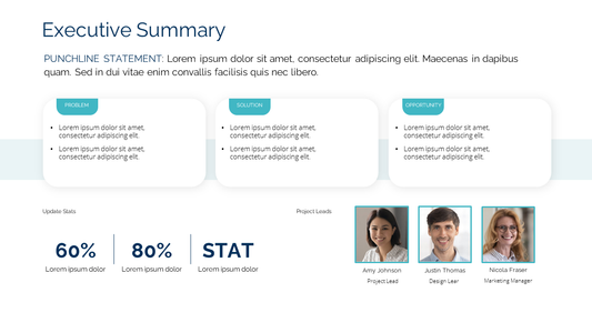 Executive Summary Slide