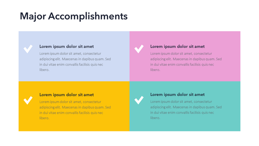 Major Accomplishments Slide Template