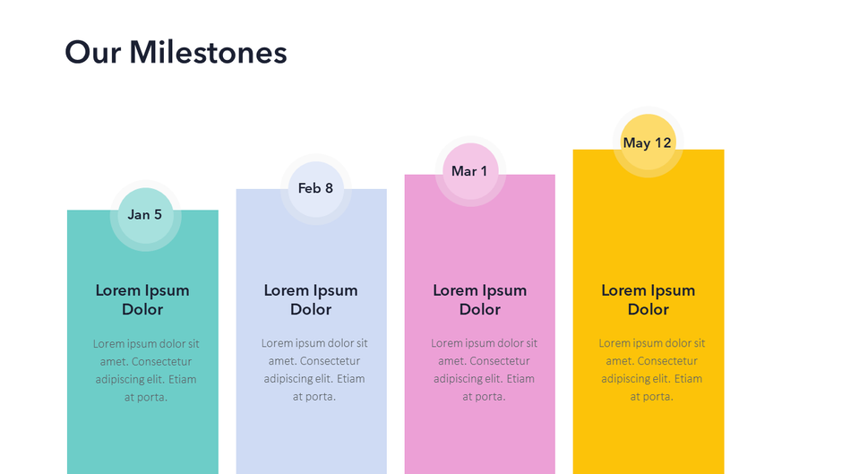 4 Columns PowerPoint Templates