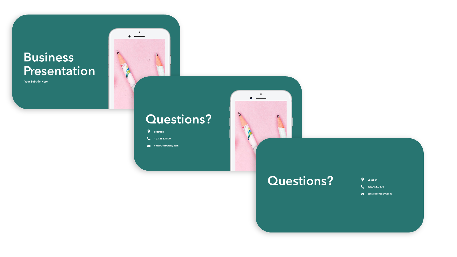 Green Title & End Slides for PowerPoint