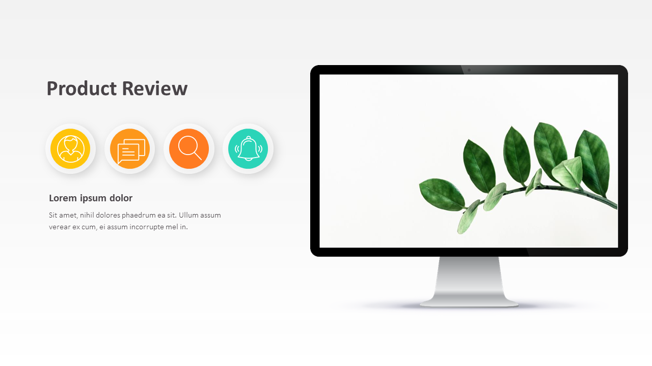 Template Example Screen Shot Website Screenshot Template | PowerPoint and Google Slides
