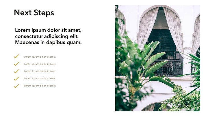 Next Steps List Template | PPT or Google Slide