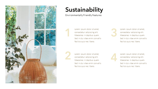 Sustainability slide template