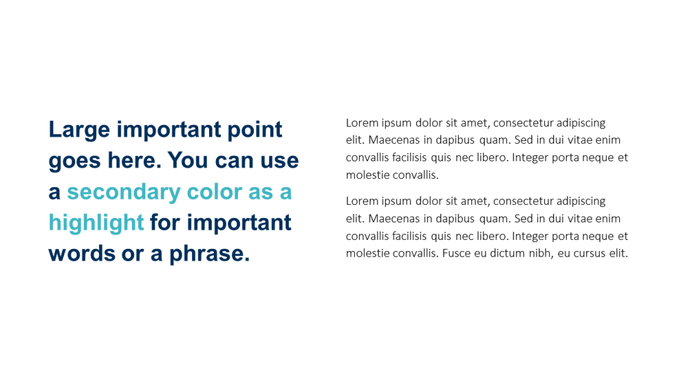 Title and Paragraph Slide | PPT | Google Slides