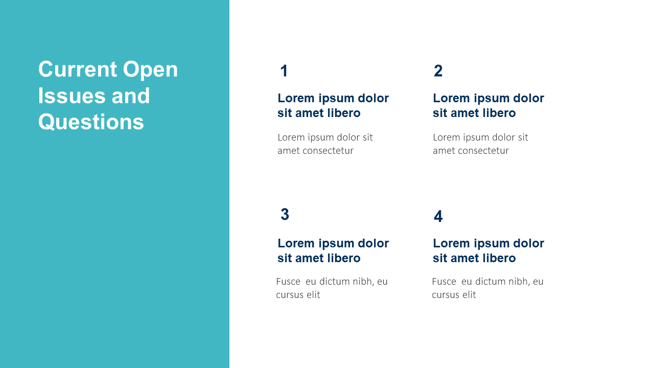 Open Questions Slide Template | PowerPoint and Google Slides