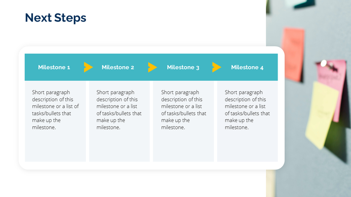 Example Next Session Slides Next Steps Slide Template | PowerPoint | Google Slide
