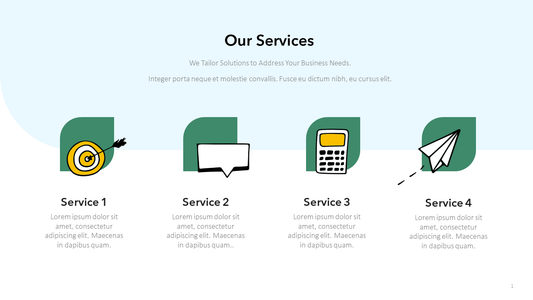 Our Services Slide Template