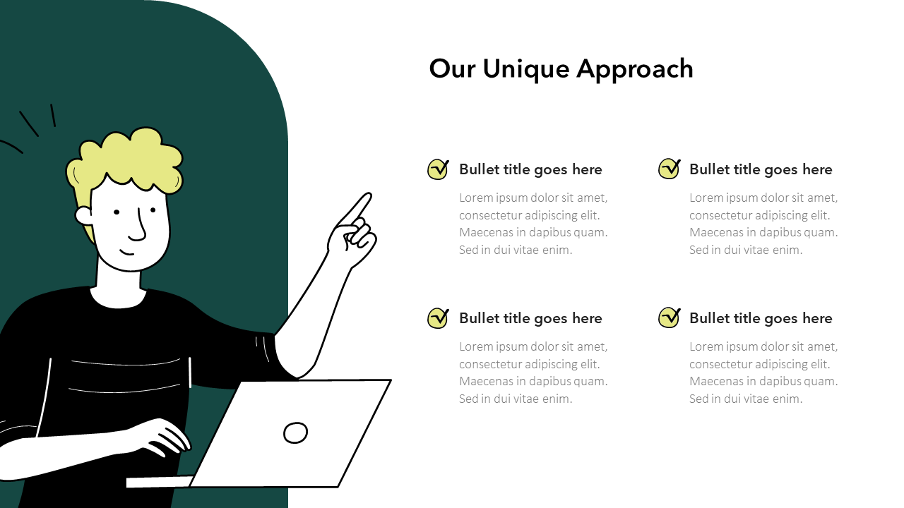 Our Unique Approach Slide | PowerPoint or Google Slides